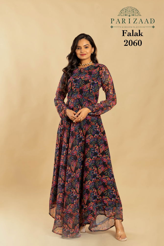 Parizaad By Falak Printed Gown Catalog